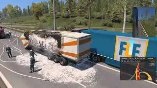 DAF - Euro Truck Simulator 2 | Container Delivery  |  Gameplay in 2k #EURO #like #subscribe #truck