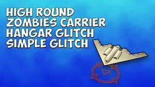 HIGH ROUND HANGAR GLITCH | EXO ZOMBIES CARRIER | CALL OF DUTY ADVANCED WARFARE