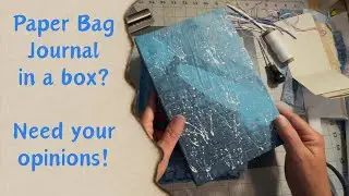 How do you get Large papers to fit into a small journal? Paper bag journal tutorial