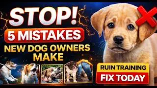 STOP! 5 Mistakes New Dog Owners Always Make That Ruin Training