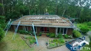 Menzies Creek Tile 2 Tin Colorbond Re-roof
