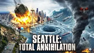 SEATTLE OBLITERATED: Massive Asteroid & 300m Black Tsunami Erase The City (Full Movie)