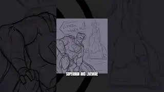 Speed Drawing: Superman and Livewire #art #speedart #superman
