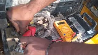 JCB BATTERY CHECK #jcb #jcb3dx #viral