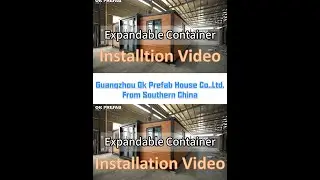 EX0013c-Expandable Container-Installtion Video-Black Frame-Metal Embossed Cladding-Black Wall