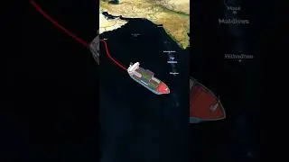 Ireland to Australia cargo ship route #10millionview #viralshort #viralvideo #foryourpage