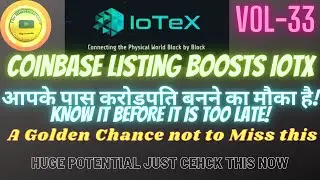 IOTEX Price Prediction 2021 &ndash; Will IOTX Reach $1 in 2021? Ur Chance to become Millionaire WatchitNow
