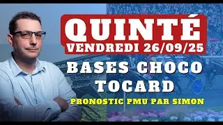 Pronostic Quint&eacute; du Vendredi 26/09/25. Base en Or, Tocard du Jour au PMU, Ordre de Pr&eacute;f&eacute;rence, Avis&hellip;