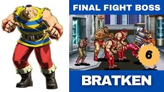 final fight boss BRATKEN GAMEPLAY stage 6 OPENBOR