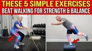 Over 60: These 5 Simple Exercises Beat Walking for Strength & Balance