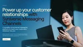 Connect with us today!  The new and improved Syniverse.com
