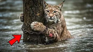 A Bobcat Mother Was Chained in a Flood — An Old Ranger’s Choice Changed Everything