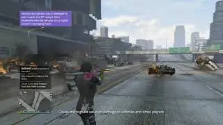 Grand Theft Auto V online  criminal damage-free  mode event gameplay