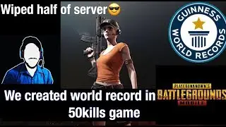 WORLD RECORD IN PUBG MOBILE II 50 KILLS GAME