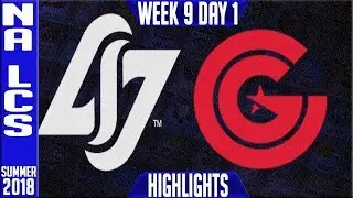 CLG vs CG Highlights | NA LCS summer 2018 Week 9 Day 1 | CLG vs Clutch Gaming Highlights