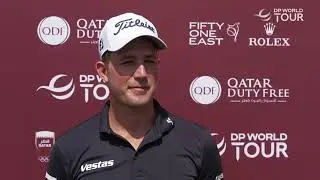 Niklas Norgaard Thursday Quotes 2024 Commercial Bank Qatar Masters &copy; DP World Tour
