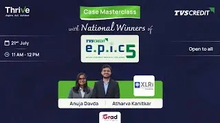 Masterclass on TVS Credit Strategy Challenge 2023 | Thrive with Grad Partners