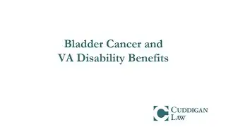 Bladder Cancer and VA Disability Benefits
