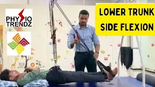 Suspension Therapy For Trunk, Lower Trunk Side Flexion |Physio trendz |Physical therapy