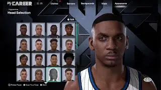 Anfernee Penny Hardaway Face Creation NBA 2K26