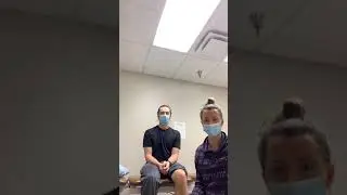 Patellar reflex test