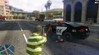 GTA 5 - trevor funny police prank #5