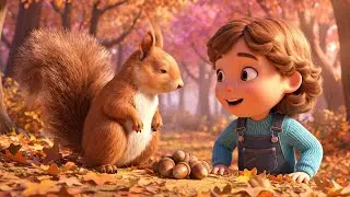 Naughty Squirrel Dropped the Acorns 🐿️ | Nursery Rhymes for Kids & Baby Songs