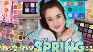EYESHADOW PALETTES PERFECT FOR SPRING! 🌼 NATASHA DENONA, COLOURPOP, & SO MUCH MORE!