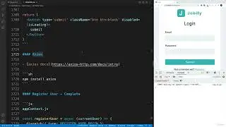 MERN Stack Course - MongoDB, Express, React and NodeJS|17 - Register User FE|003 Axios Intro