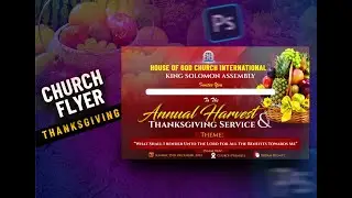 How to Design A Church Programme Invitation: Thanksgiving and Annual Harvest Invitation