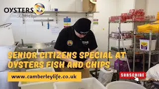 Senior Citizens Special at Oysters fish and chips