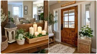 Simple Rustic Farmhouse DIYs for Spring | Small Space Decorating Tips