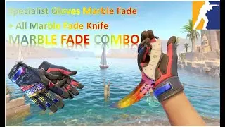 Specialist Gloves Marble Fade + All Marble Fade Knife | MARBLE FADE COMBO | CS2 Showcase (Updated)