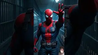Escape from Jail | Spider-Man Police Power Up | Hulk x Captain America x Joker #shorts #spiderman