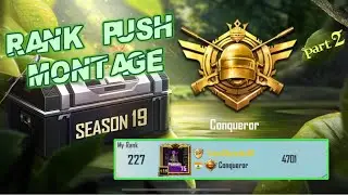 Finally Solo Rank Push Montage | S18 Conqueror | iPhone XR | Battleground Mobile India