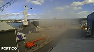 Crane demolition project
