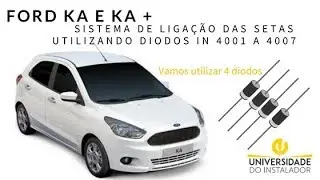 Ford Ka e Ka + ligação dos fios das setas