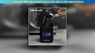 Discount AliKisscafe Coffee Dosing Cup Digital Scale Display Tray Precise Scale Measuring Cup Kitch