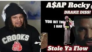 ДРЕЙК ПРЯМО СЕЙЧАС РАЗДАЕТ УДАРАМИ ПО ВОЗДУХУ!! A$AP Rocky - Stole Ya Flow (РЕАКЦИЯ)