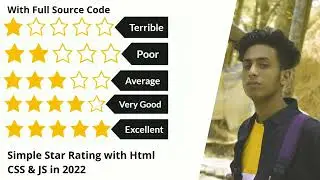 Simple Star Rating with Html CSS & JS in 2022 +full source code by jishaansinghal