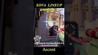 #1 Ascent -Sova Lineup 🔥 Valorant Mobile