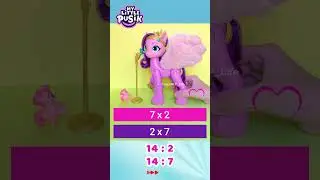 How to Multiply💗Divide Numbers💗Math with MLP Pony Life Pusik🦄Arithmetic of Friendship Grade 1 №698💗