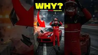The Real Reason F1 Drivers Crash Supercars! #automobile #shorts