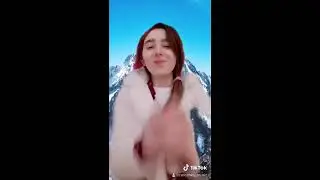 CAROLINE wearing her white fur coat for 5 minutes straight