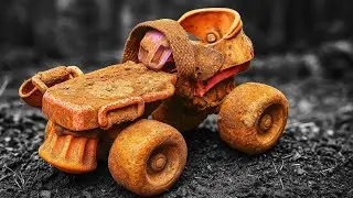 Repairing & Restoring a Rust-Covered Vintage Roller Skate &ndash; Full Transformatio