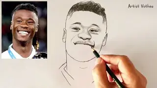 Drawing Eduardo Camavinga / Real Madrid CF / Players 2023