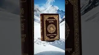 Rise of Bhagavad Gita Book from Himalayan Mountains | AI Video