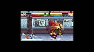 Chun-Li VS Blue Mary Mugen Street Fighter VS KOF #shorts