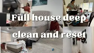 Full house deep clean and reset | Cleaning motivation | Malayalam vlog.