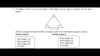 Check Whether the Triangle is Valid or Not Using C Language in VS Code #codetheworld #clanguage